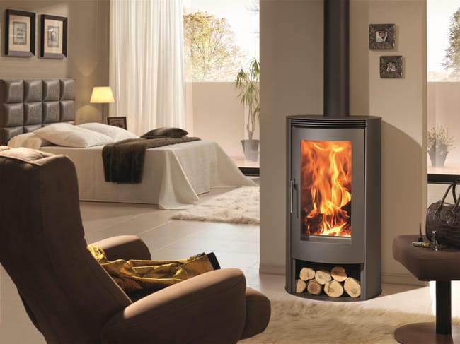 Estufa de Leña PANADERO Eco DELTA de 8 kw